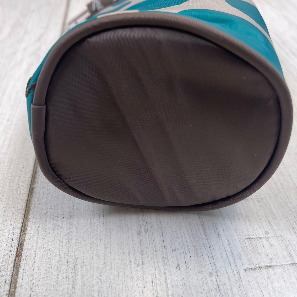 Thirty-One Thermal Bottle Sleeve Teal Polka Dot OS Excellent Insulated Carabiner - Picture 3 of 12